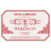 Load image into Gallery viewer, Santa Carolina Herencia Chilean Carmenere
