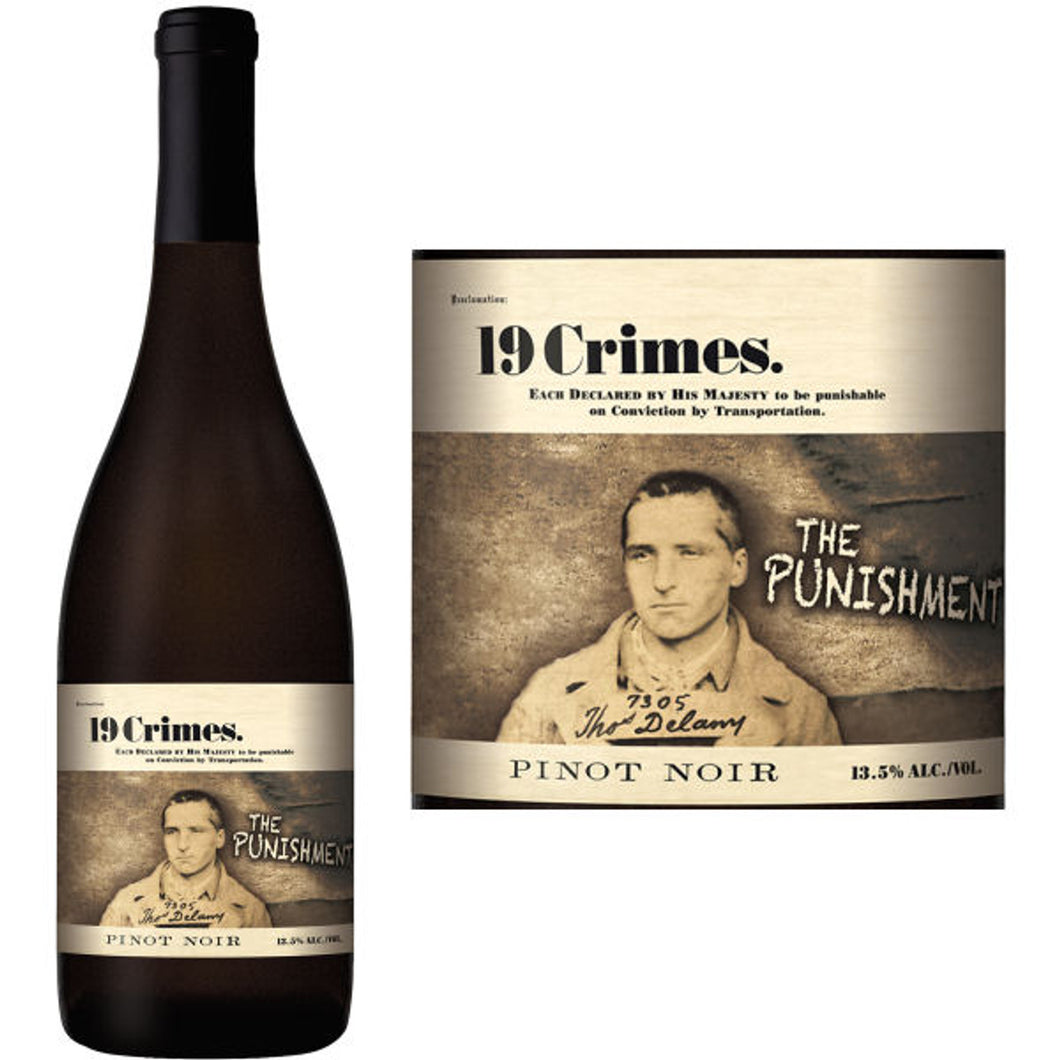 19 Crimes 2020 Pinot Noir The Punishment