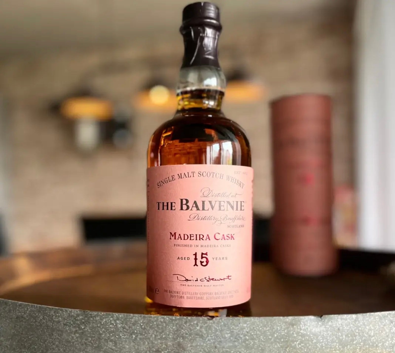 The Balvenie Single Malt Scotch Whisky Madeira Cask Aged 15 Years 