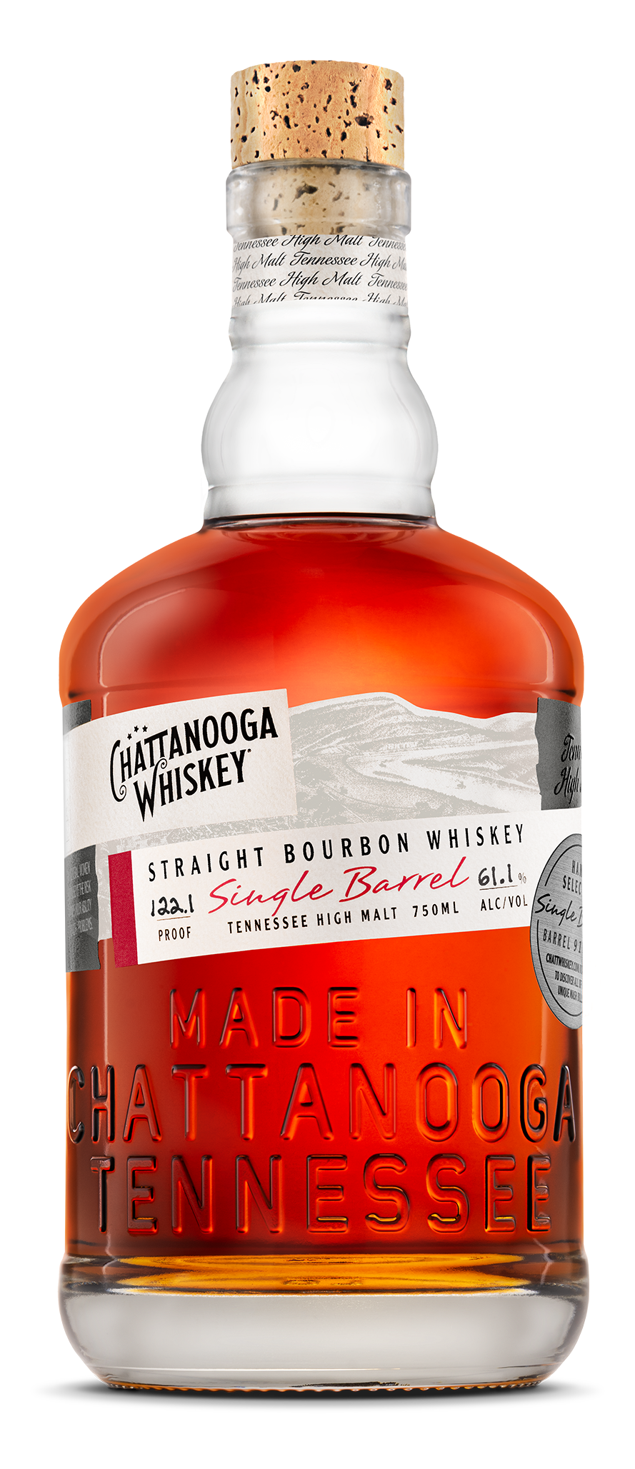 Chattanooga Whiskey Single Barrel Straight Bourbon Whiskey