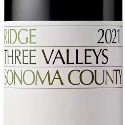 Ridge Vineyards 2020 Three Valleys