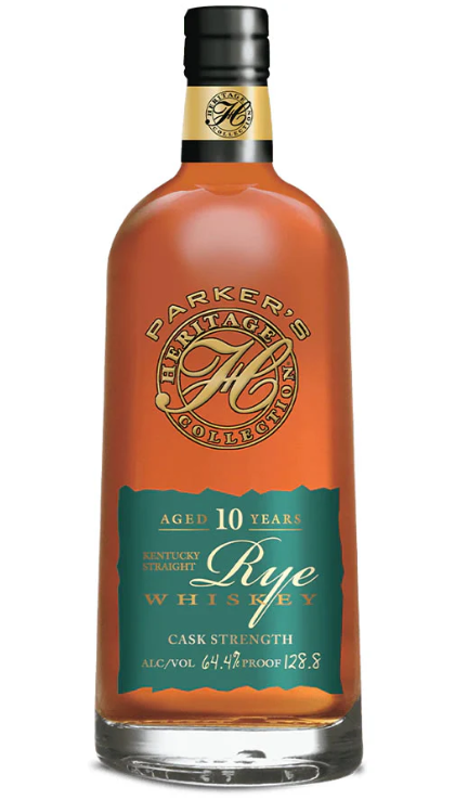 Parker's Heritage Collection Kentucky Straight Rye Whiskey Cask Strength Aged 10 Years