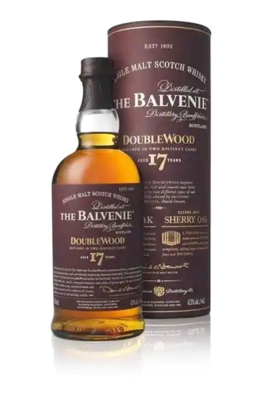 The Balvenie 17 Year Old Doublewood Scotch