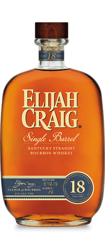 Elijah Craig Single Barrel 18 Years Old