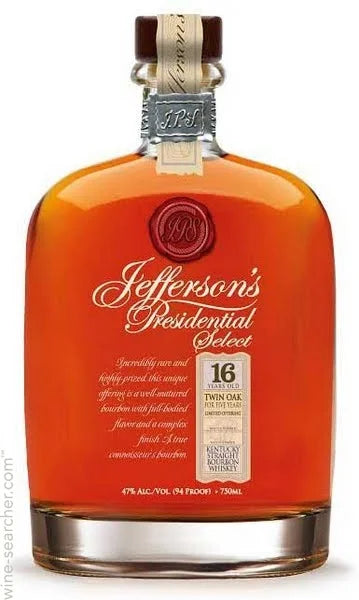 Jefferson’s Presidential Select 16 Year Old Bourbon