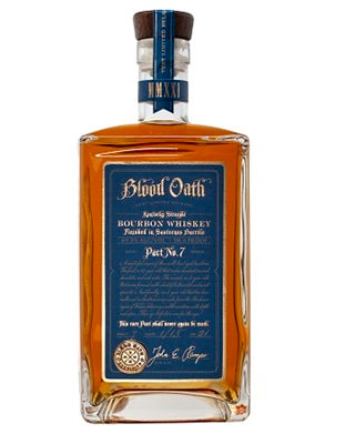 Blood Oath Kentucky Straight Bourbon Whiskey Pact No. 7