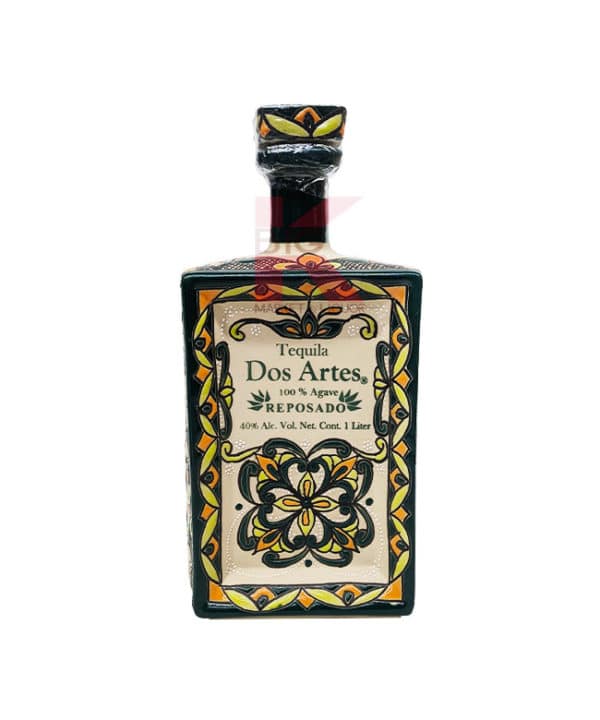 Dos Artes Reposado Tequila Hand-painted 1 Liter