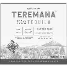 Load image into Gallery viewer, Teremana Tequila Reposado 1 Liter
