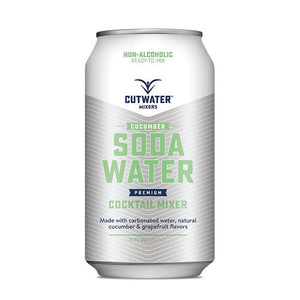 Cutwater Spirits Cucumber Soda Water Mixer (4 Pack – 12 Ounce Cans)