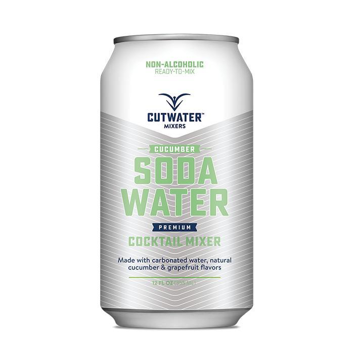 Cutwater Spirits Cucumber Soda Water Mixer (4 Pack – 12 Ounce Cans)