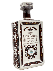 Dos Artes Anejo Tequila Art bottle 1 Liter