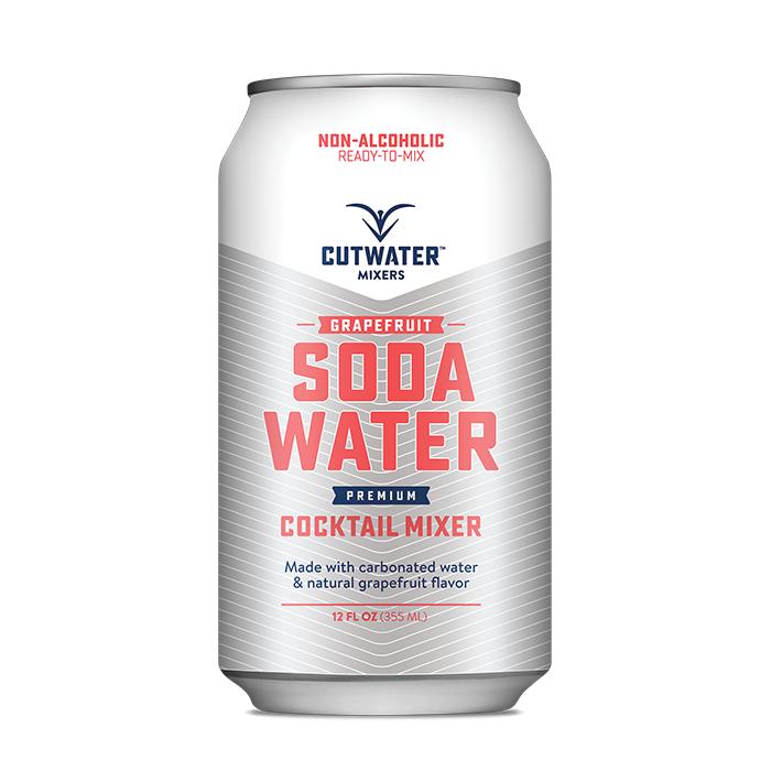 Cutwater Spirits Grapefruit Soda Water Mixer (4 Pack – 12 Ounce Cans)