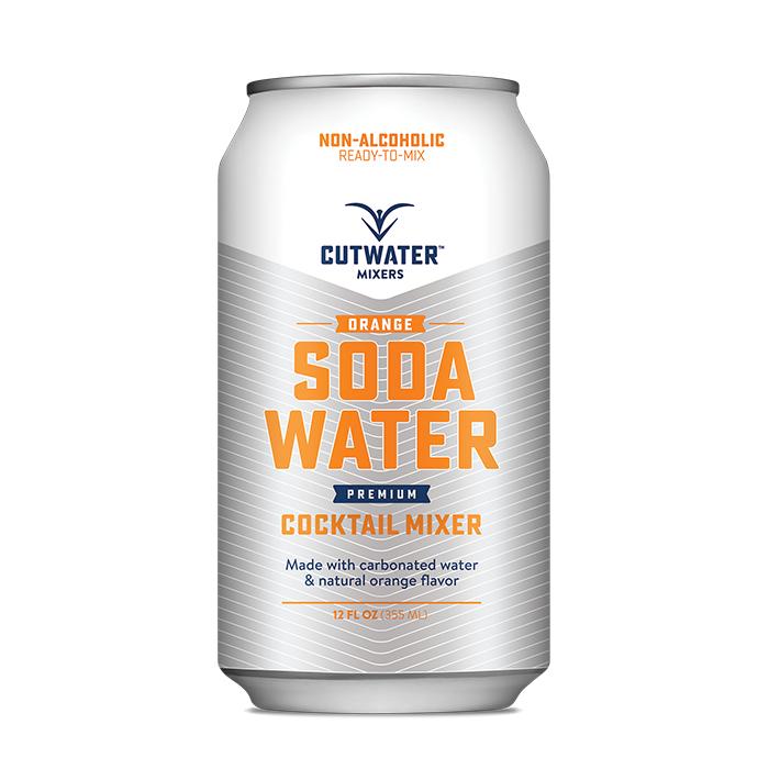 Cutwater Spirits Orange Soda Water Mixer (4 Pack – 12 Ounce Cans)